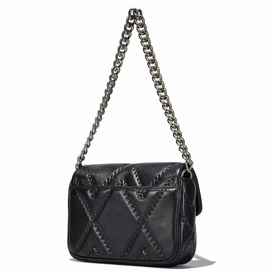 Marc Jacobs The Quilted Leather J Marc Shoulder Bag Marc Jacobs Noir Pochette