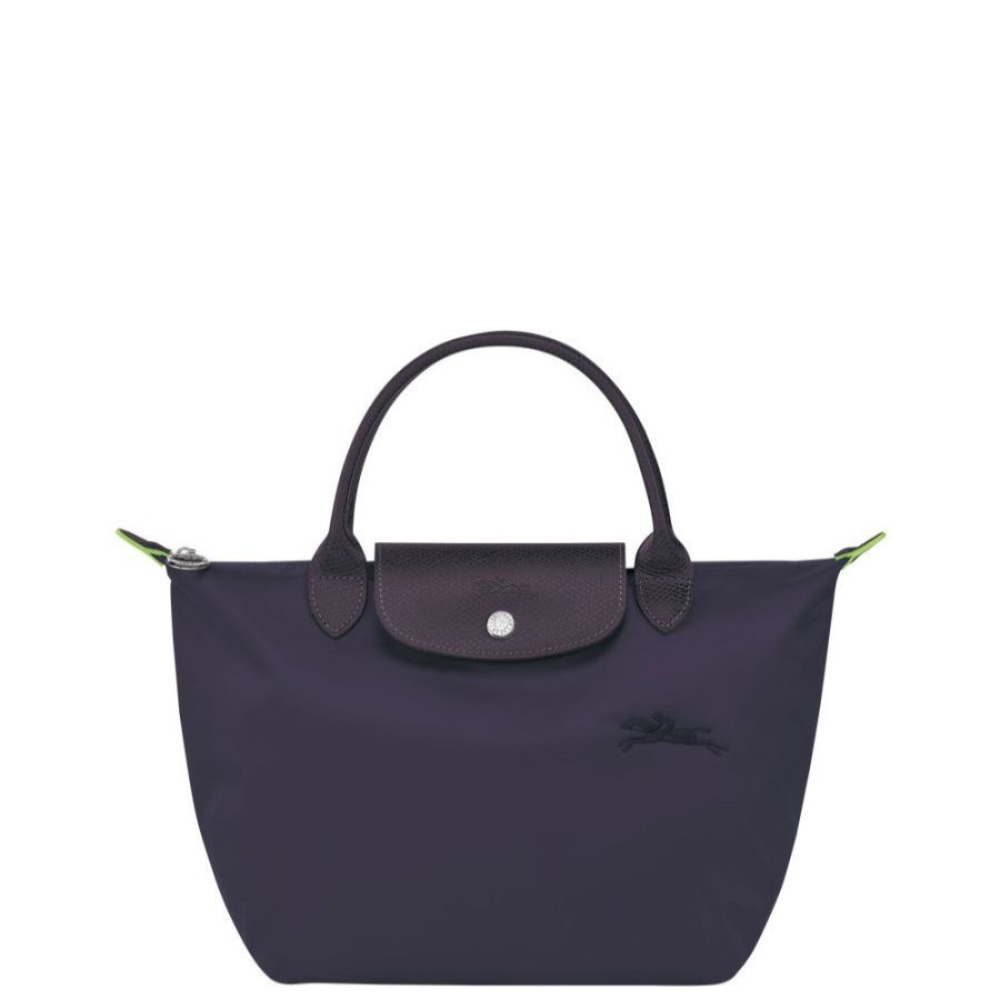 Longchamp Sac A Main (S) Longchamp Le Pliage Green Violet Sac A Main