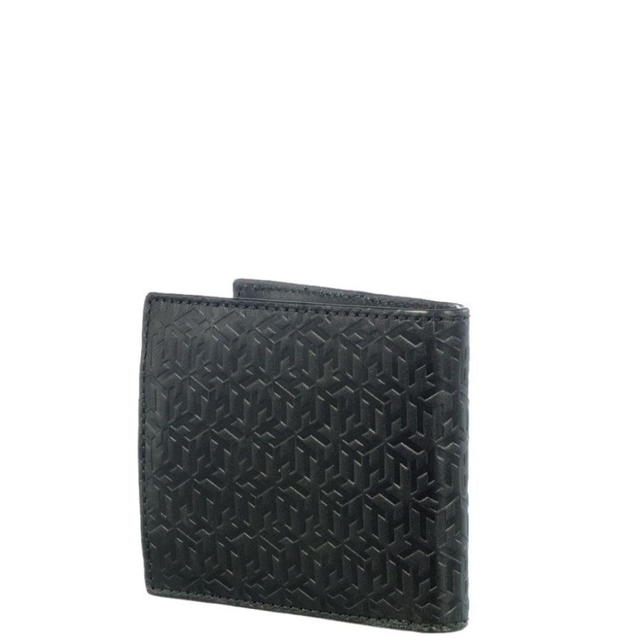 Hilfiger Portefeuille Tomy Hilfiger Business Black/Black Monogram Portefeuille