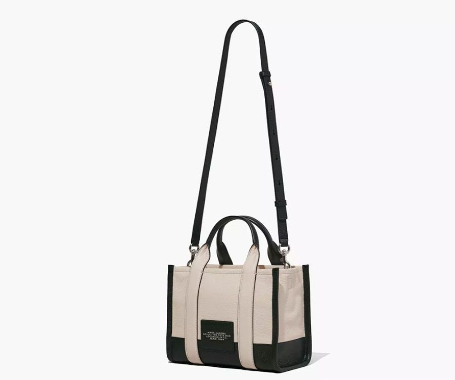 Marc Jacobs The Colorblock Small Tote Bag Marc Jacobs Beige Sac A Main