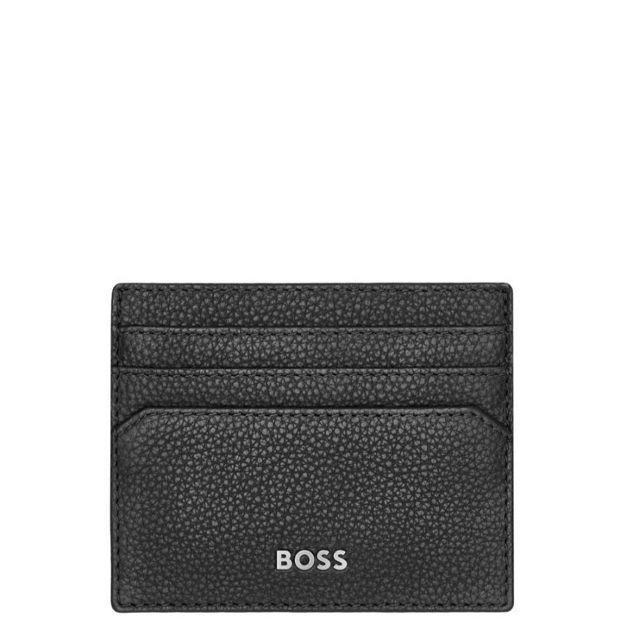 Hugo Boss Porte-Cartes Hugo Boss Classic Grained Noir Porte-Cartes