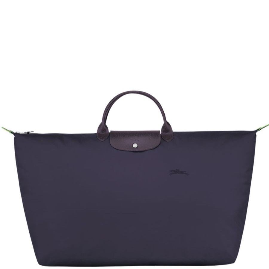 Longchamp Sac De Voyage (M) Longchamp Le Pliage Green Violet Sac Polochon