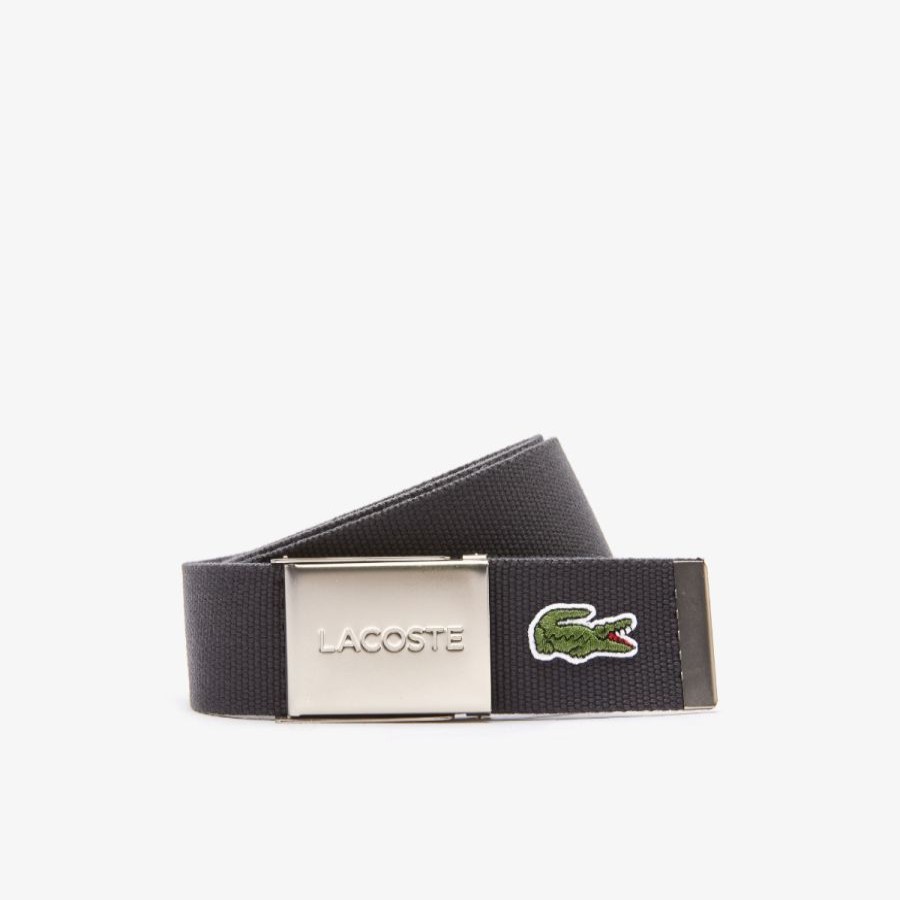 Lacoste Ceinture Sangle (100 Cm) Lacoste Edition Made In France J37 Ceinture 1 Boucle