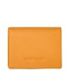 Longchamp Portefeuille Compact Longchamp Le Foulonne Orange Portefeuille