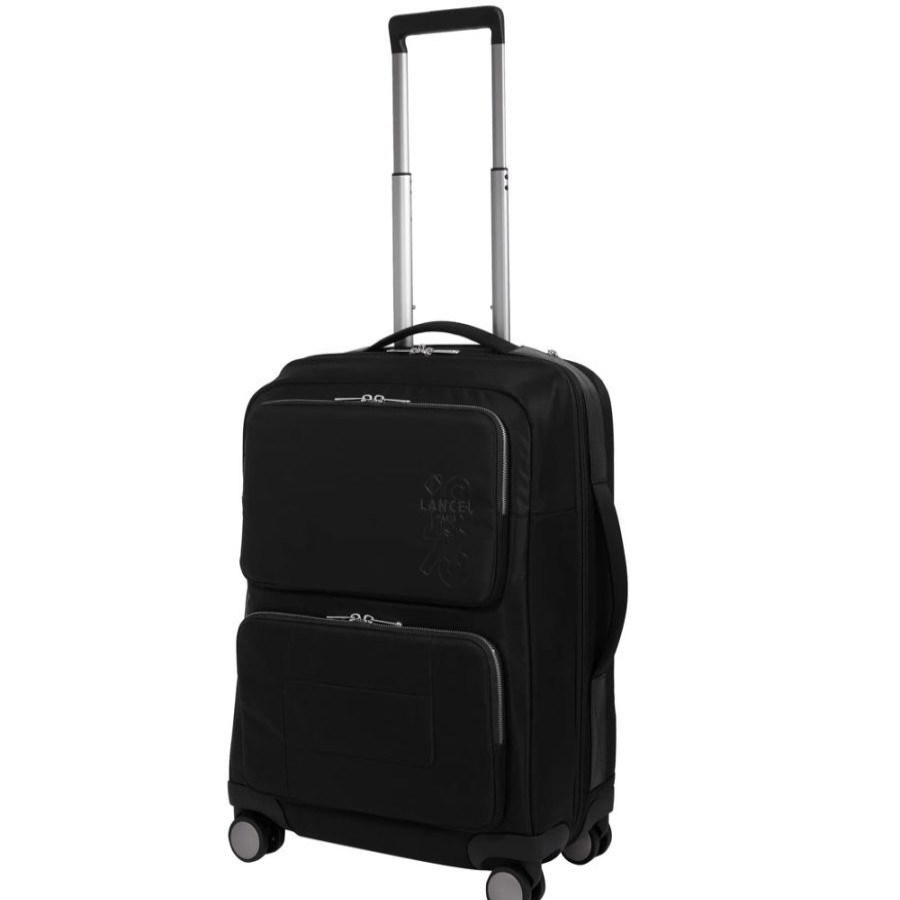 Lancel Valise Cabine 55 Cm Lancel Leo 4 Roues Spinner