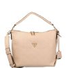 Guess Sac Bandouliere Guess Helaina Logo 4G Pivoine Almond Sac A Main Epaule