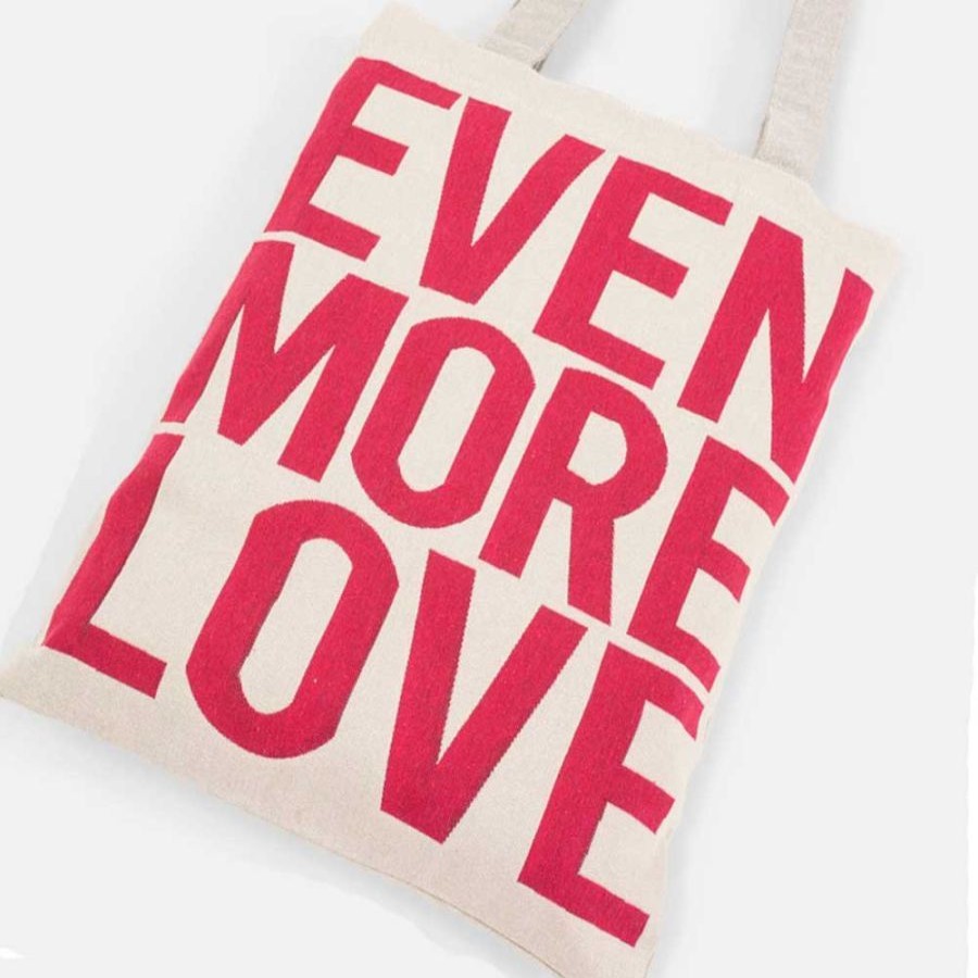 IKKS Cabas En Toile Ikks Even More Love Fuschia Sac Shopping