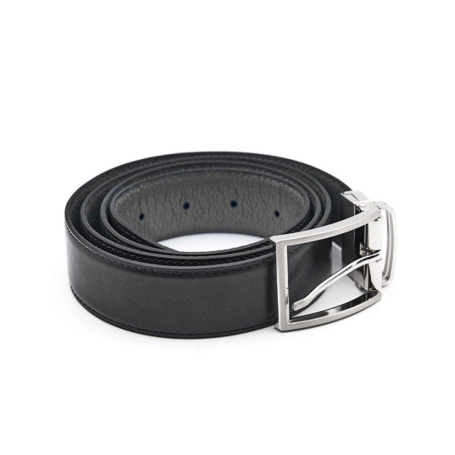 Serge Blanco Ceinture En Cuir Serge Blanco 999 - Noir Ceinture 1 Boucle