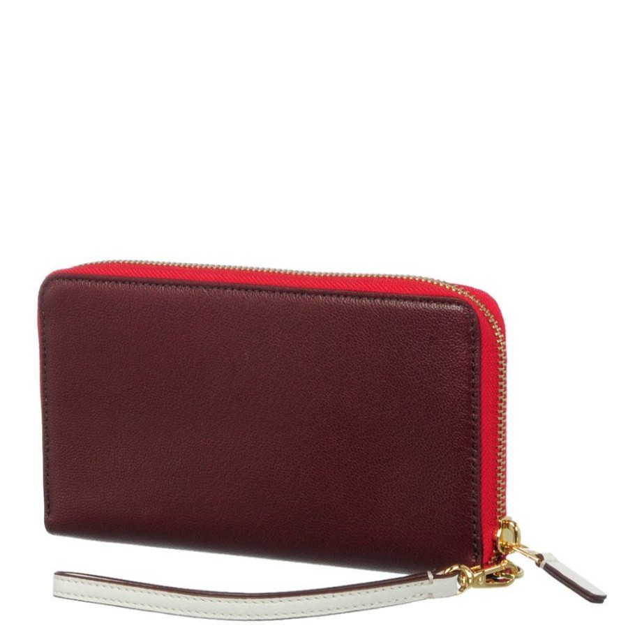 Marc Jacobs Portefeuille Marc Jacobs Continental 619-True Red Multi Portefeuille