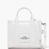 Marc Jacobs The Croc-Embossed Medium Tote Bag Marc Jacobs Blanc Sac A Main