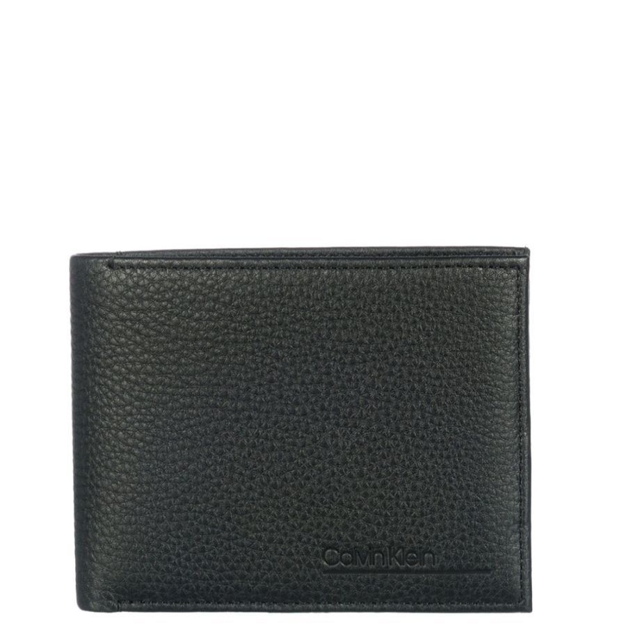 Calvin Klein Porte-Cartes/Billets Cuir Calvin Klein Ck Bombe Ck Black Porte-Cartes