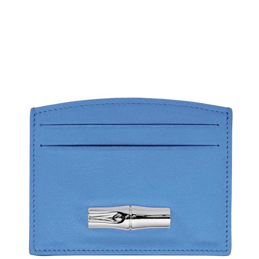 Longchamp Porte-Cartes Longchamp Roseau Bleu Ciel Porte-Cartes