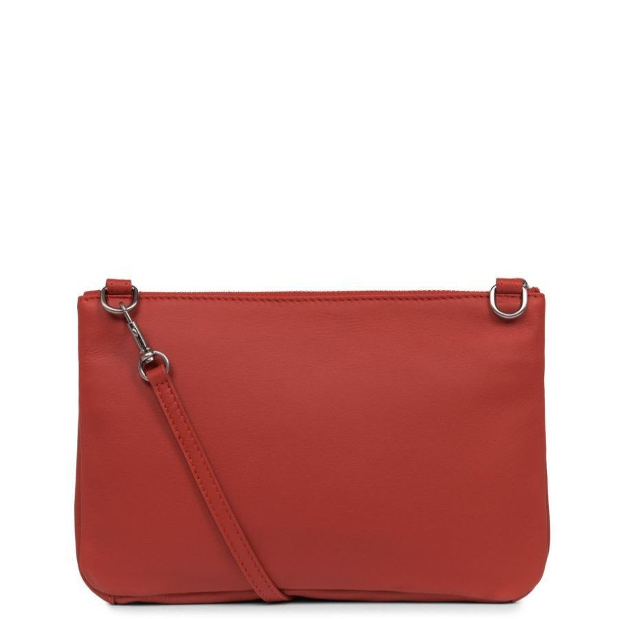 Lancaster Sac Bandouliere Lancaster Soft Vintage Rouge Pochette