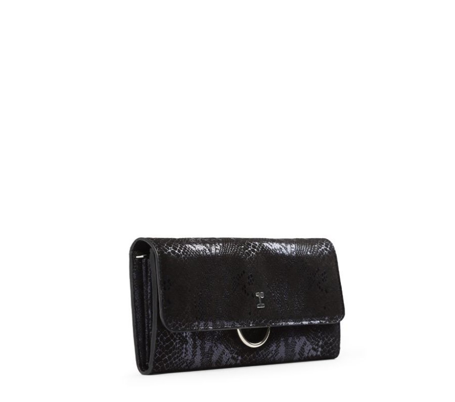 Repetto Pochette Portefeuille Chaine Repetto 1258 - Noir Noctu Pochette