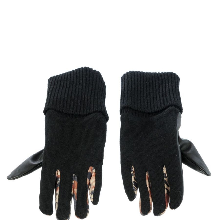 Desigual Gants Desigual Animal Patch Noir Gants 1Article