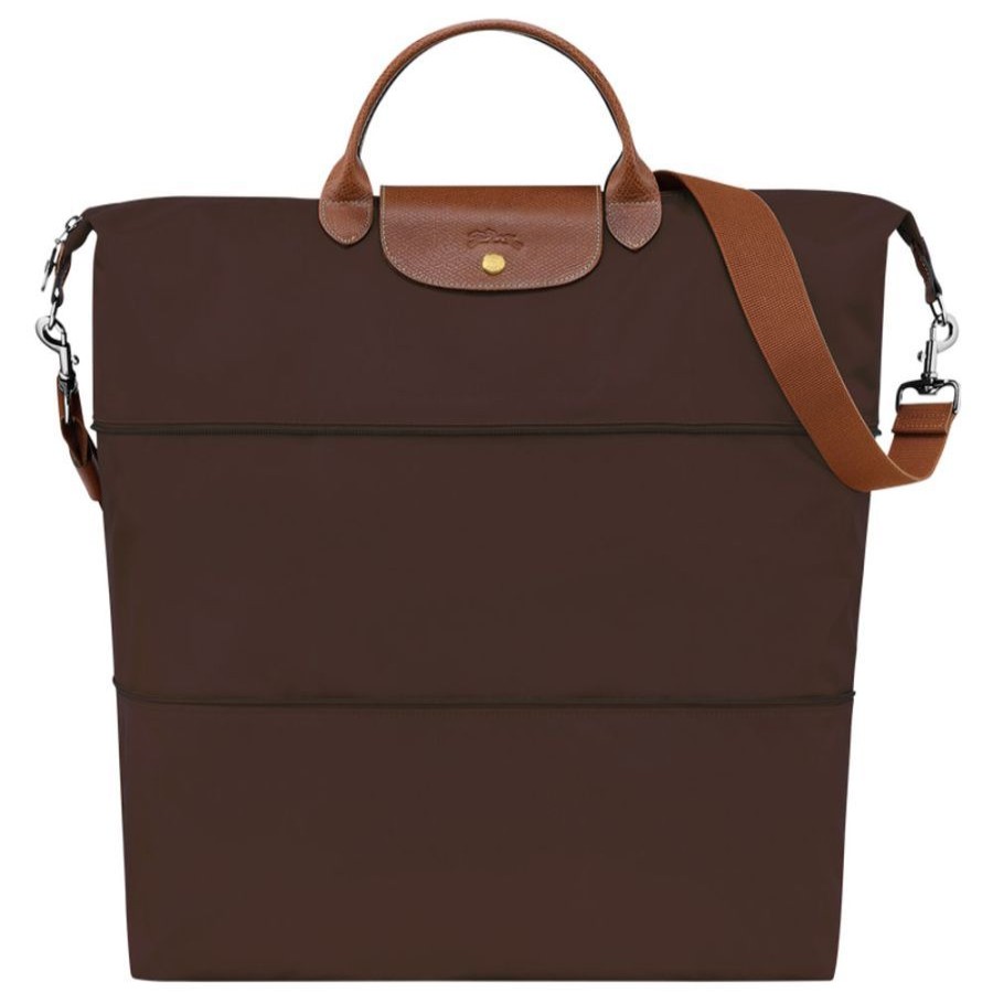 Longchamp Sac De Voyage Extensible (Xl) Longchamp Le Pliage Original Marron Sac Polochon