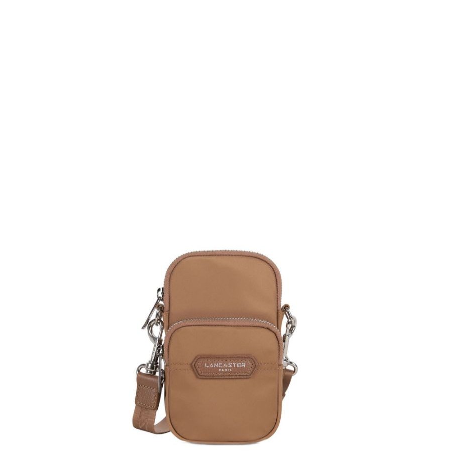 Lancaster Mini Sac Lancaster Basic Premium Camel Pochette