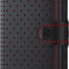 Secrid Porte-Cartes Secrid Miniwallet Perforated Black-Red Porte-Cartes