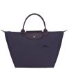 Longchamp Sac Porte Main (M) Longchamp Le Pliage Green Violet Sac A Main