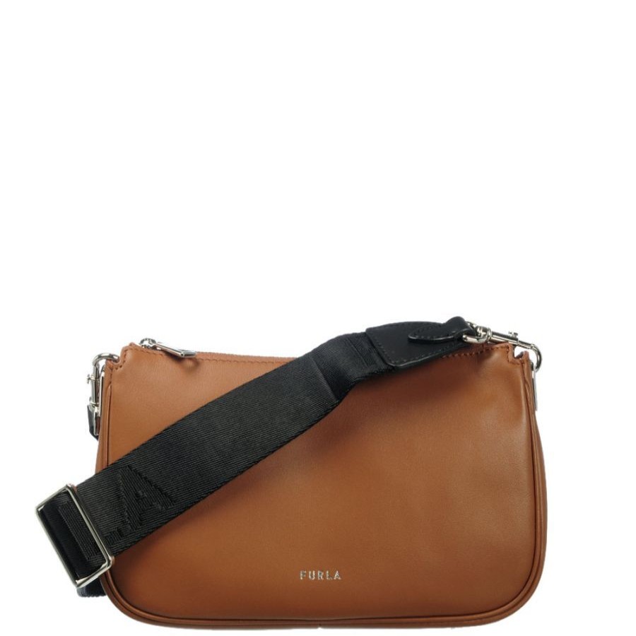 Furla Sac Bandouliere (S) Furla Moon Cognac H+Nero Pochette