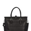 Davidt s Sac Shopping Pc 15" En Cuir Davidt'S Leyden 1 - Noir Sac Shopping