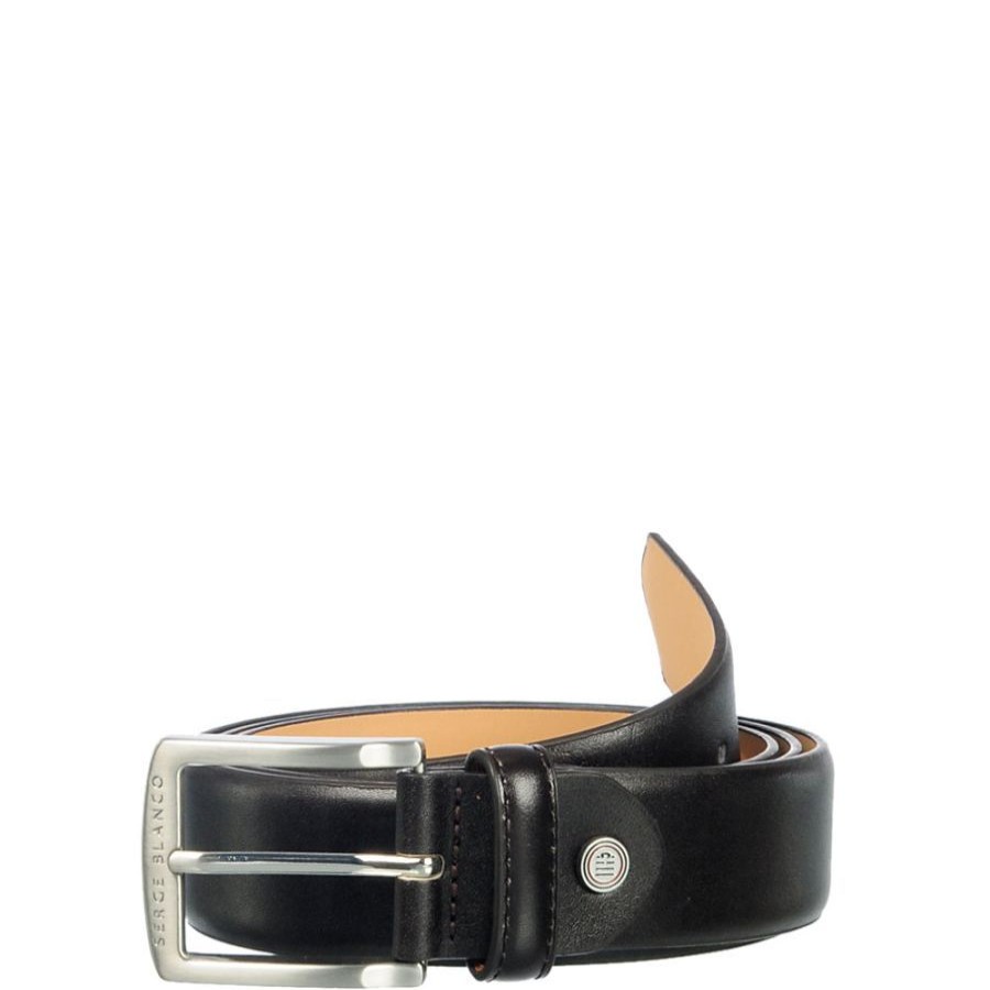 Serge Blanco Ceinture En Cuir Serge Blanco Marron Ceinture 1 Boucle