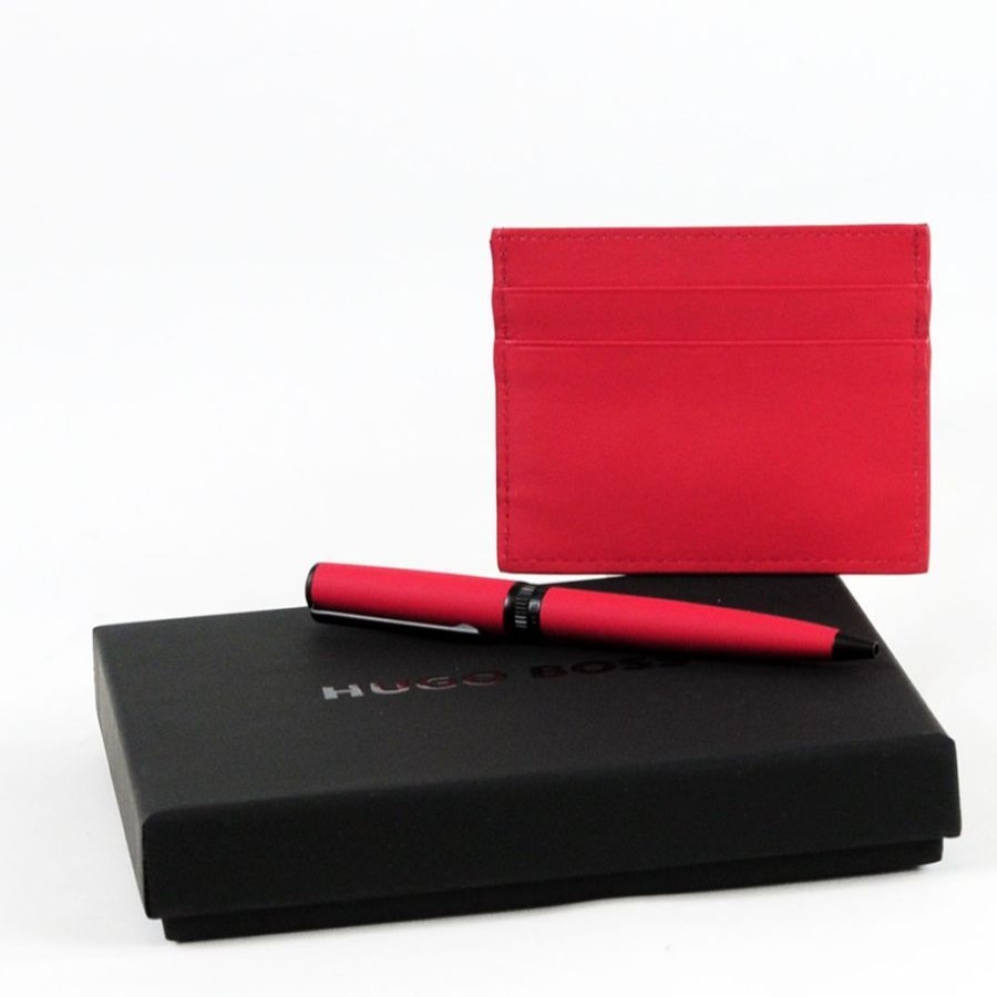 Hugo Boss Coffret Stylo Et Porte-Cartes Hugo Boss Matrix Porte-Cartes