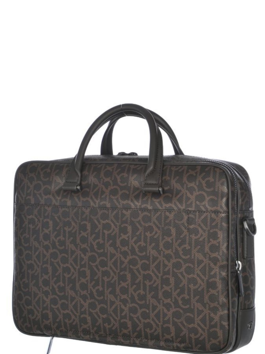 Calvin Klein Serviette Pc 14" Calvin Klein Greg 225 - Brown Cartable Business