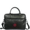 Serge Blanco Sac Ordinateur Serge Blanco Leather 999 - Noir Cartable Business