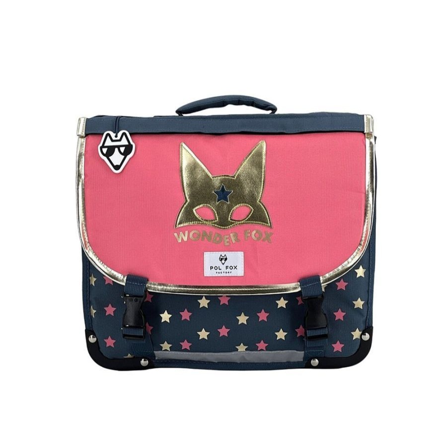 Pol Fox Cartable 38Cm Pol Fox Wonder Fox Glitter Colori Unique Cartable