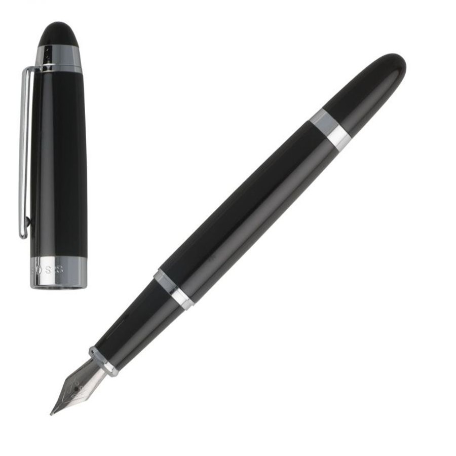 Hugo Boss Stylo Plume Hugo Boss Icon Black Stylos Homme