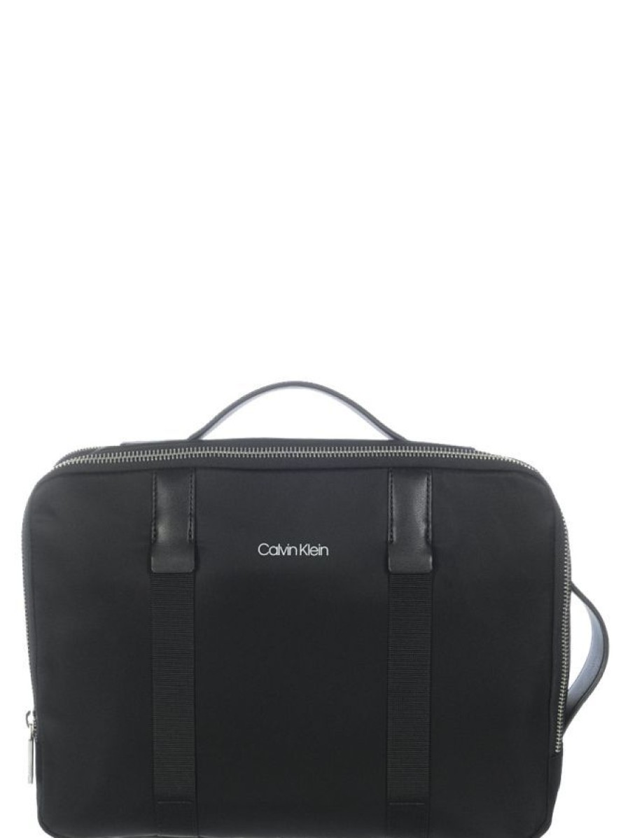 Calvin Klein Sac A Dos Pc 16" Calvin Klein Essential 001 - Noir Cartable Business