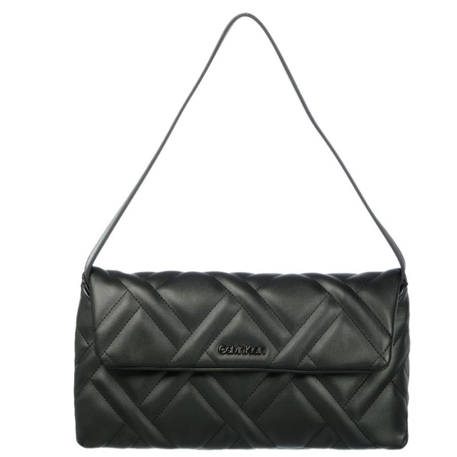 Calvin Klein Pochette Matellassee Calvin Klein Black. Pochette