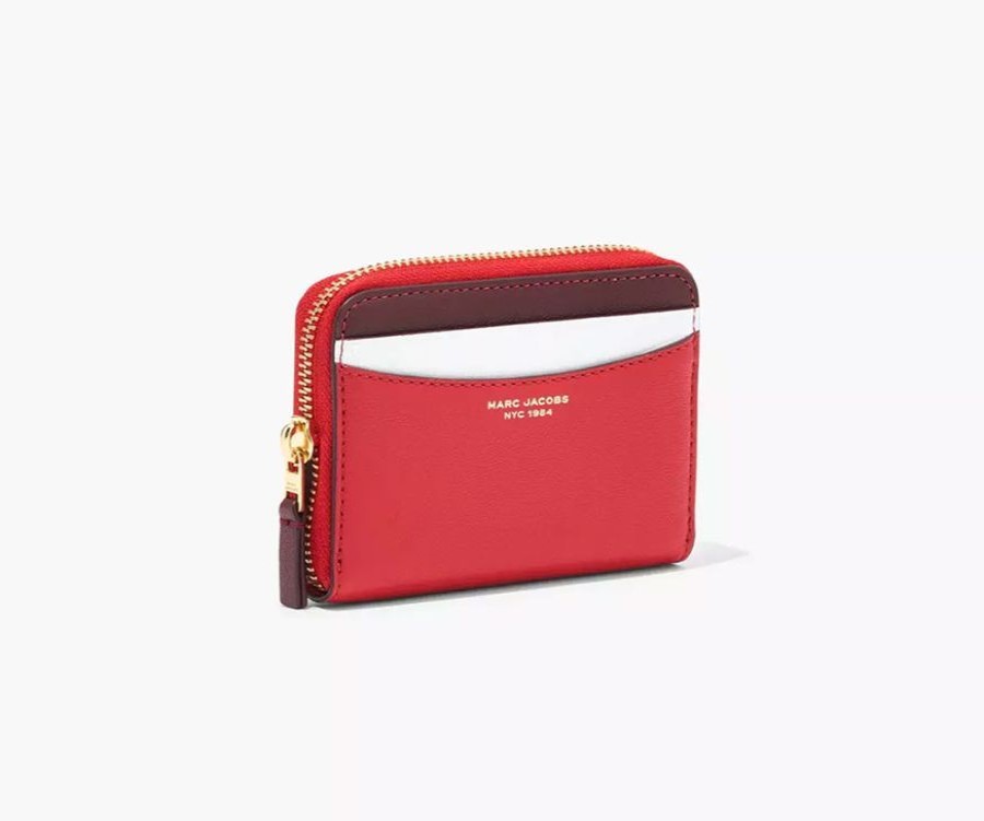 Marc Jacobs Porte-Monnaie Marc Jacobs Slim 84 619-True Red Multi Porte-Monnaie