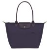 Longchamp Sac Cabas (M) Longchamp Le Pliage Green Violet Sac Shopping