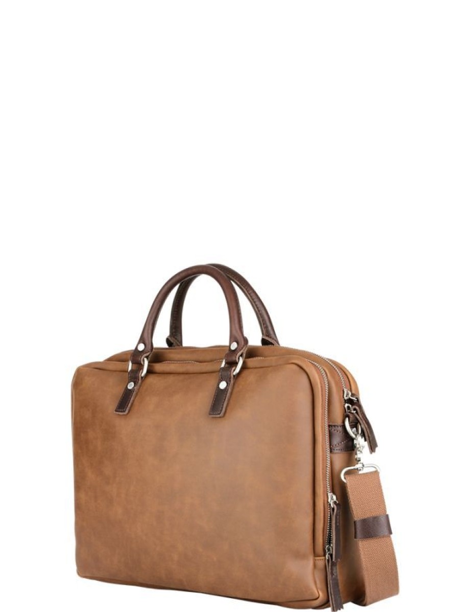 Wylson Serviette Pc 15" Wylson Seka Cognac Cartable Business