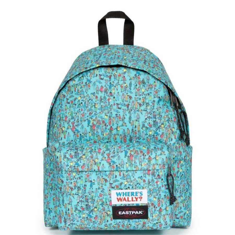 Eastpak Sac A Dos Eastpak Padded Pack'R 2E3 - Wally Pattern Blue Padded Pak'R