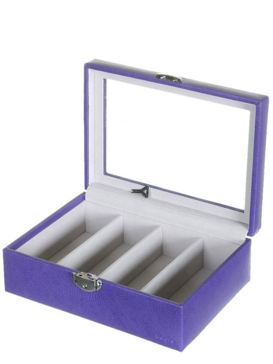 Davidt s Coffret A Bijouxdavidt'S Euclide 30 - Violet Coffret Bijoux