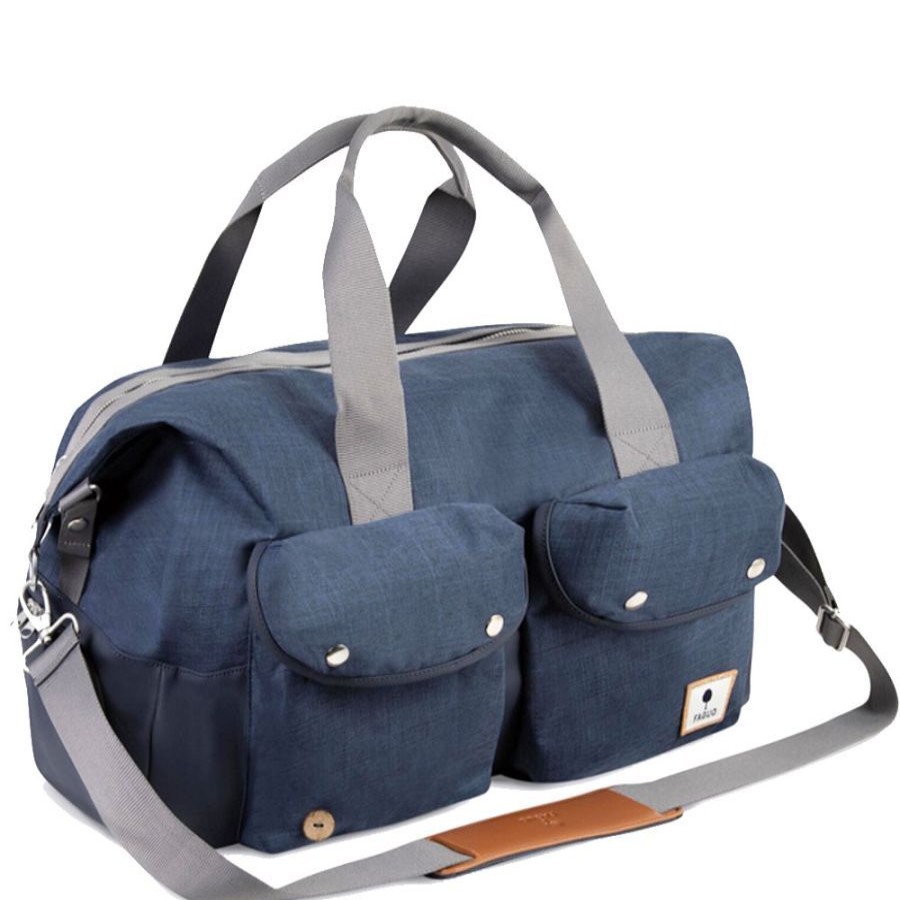 Faguo Sac De Voyage 55 Cm Faguo Weekend - Marine Sac Polochon