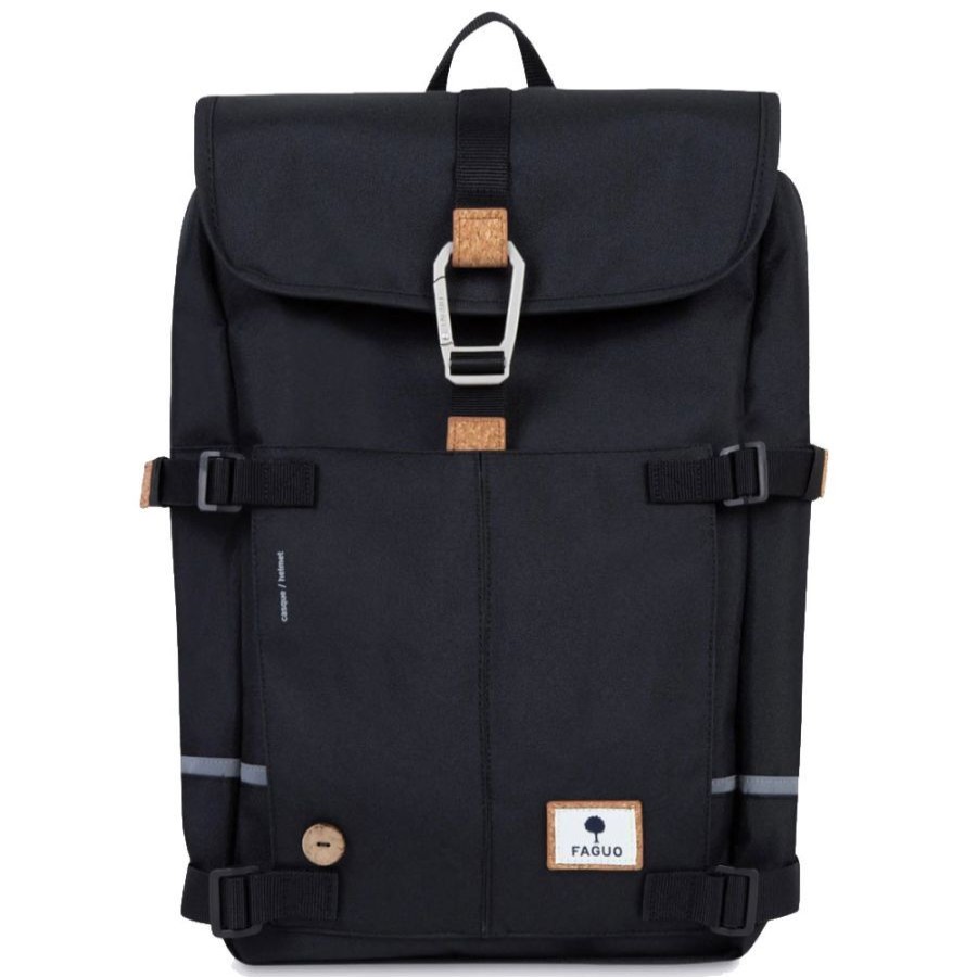 Faguo Sac A Dos Pc 13" Faguo Commuter - Noir Sac A Dos Homme