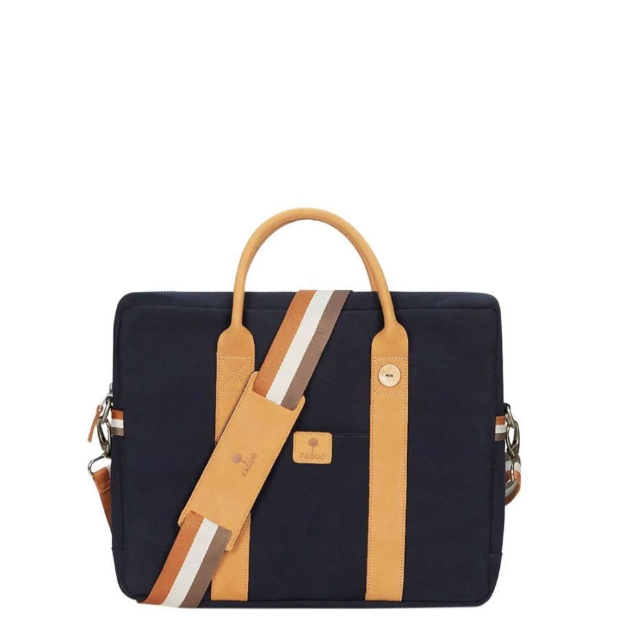 Faguo Serviette Pour Ordinateur 15" Faguo Navy Cartable Business