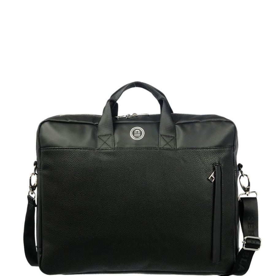 Serge Blanco Serviette Pc 18" Serge Blanco San Jose Noir Cartable Business