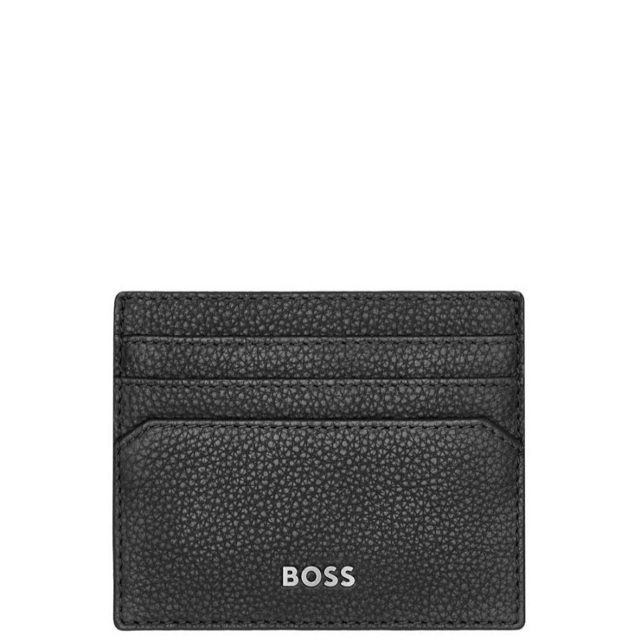 Hugo Boss Porte-Cartes Hugo Boss Classic Grained Noir Porte-Cartes