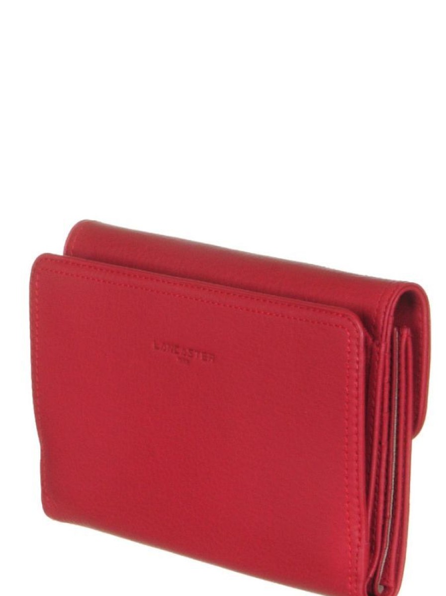 Lancaster Tout-En-Unlancaster Mademoiselle Ana Rouge Portefeuille