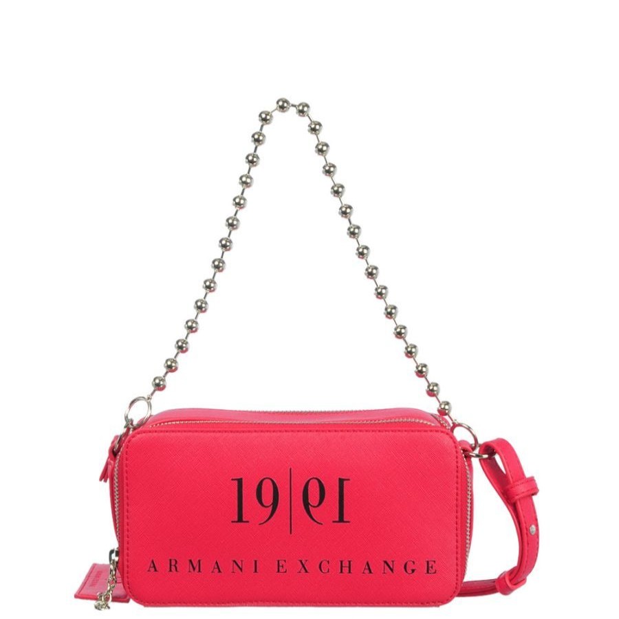 Armani Pochette Bandouliere Armani Exchange Record Red Pochette