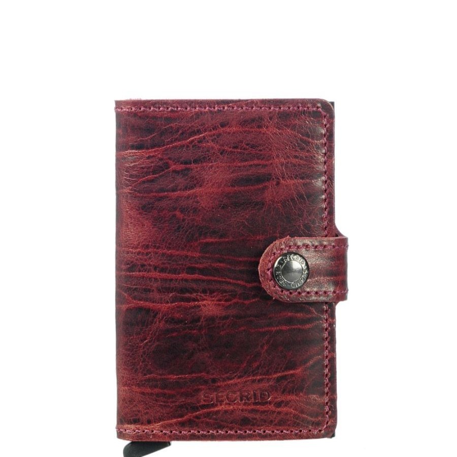 Secrid Porte-Cartes Secrid Miniwallet Dutch Martin Bordeaux Porte-Cartes