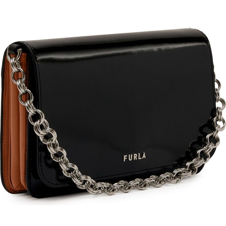 Furla Sac Bandouliere (S) Furla Splendida 1 Noir Sac De Soiree