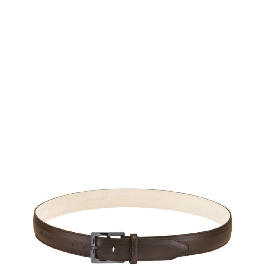 Longchamp Ceinture Homme Longchamp Vegetal 002 - Moka Ceinture 1 Boucle