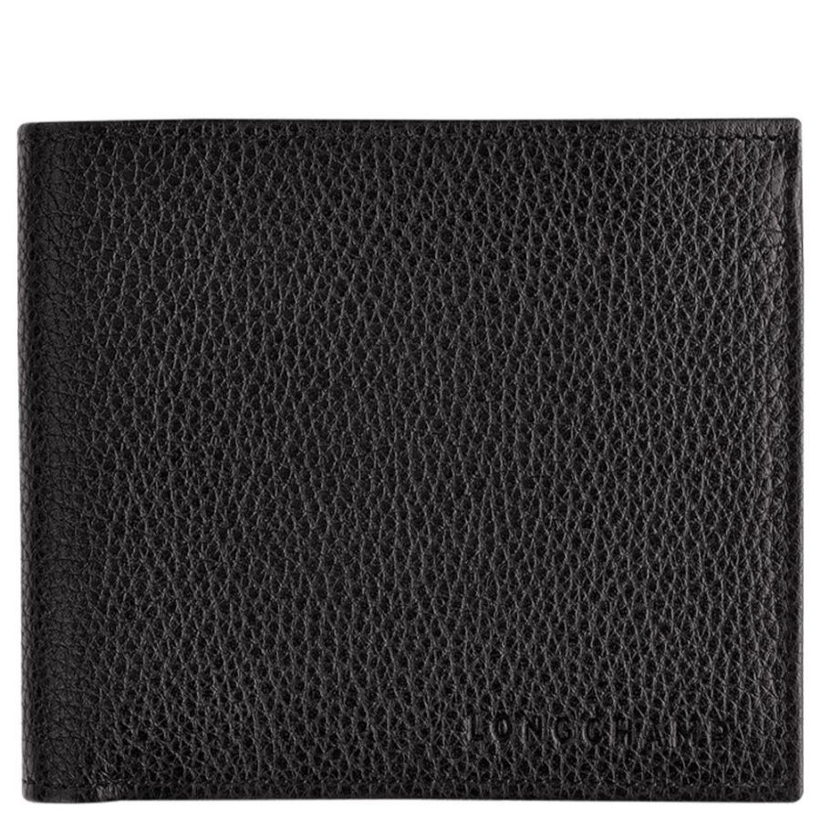 Longchamp Porte-Cartes / Portefeuille Longchamp Le Foulonne 047 - Noir Porte-Cartes