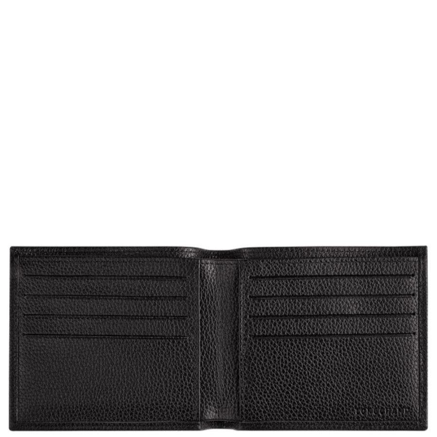 Longchamp Porte-Cartes / Portefeuille Longchamp Le Foulonne 047 - Noir Porte-Cartes